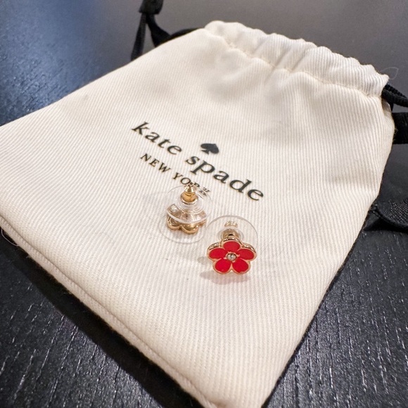 Kate Spade Flower Stud Earrings - Picture 2 of 6